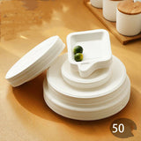 Hand-painted 50 Thick Cake Plates