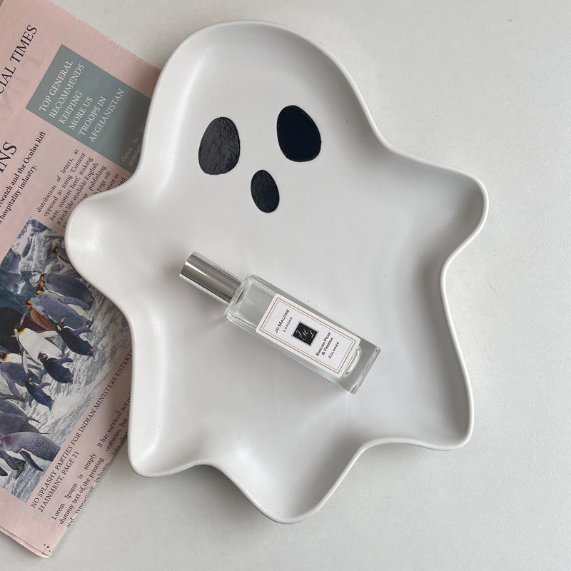 Cute Ghost Shaped Breakfast Salad Plates