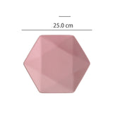 Irregular household ceramic plates