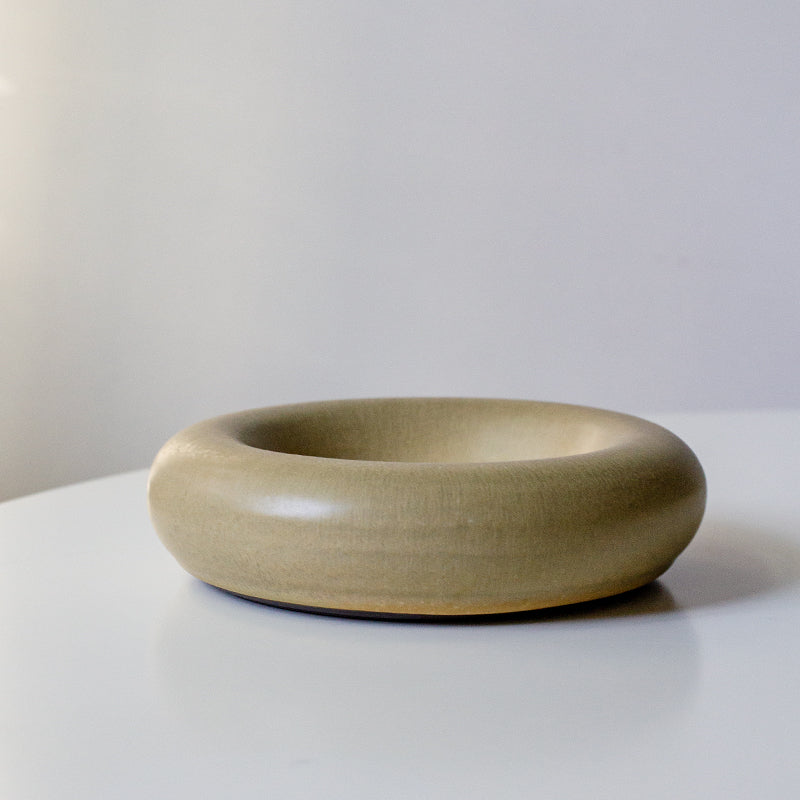 Nordic Kiln Baked Thick Bread Plate Deep Plates