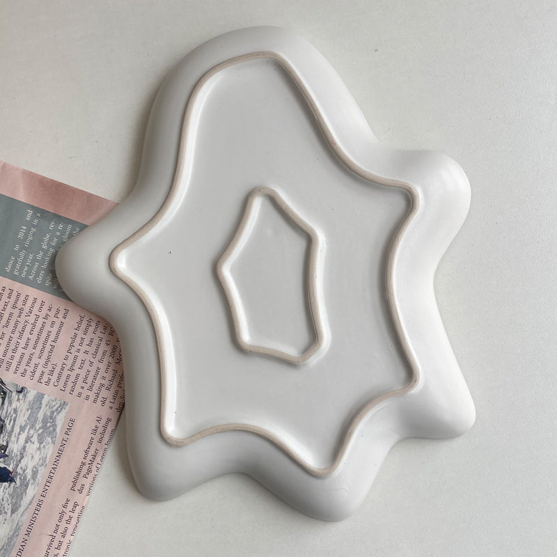 Cute Ghost Shaped Breakfast Salad Plates
