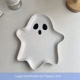 Cute Ghost Shaped Breakfast Salad Plates