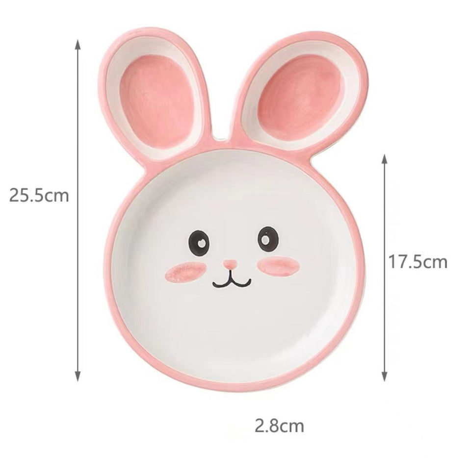Cute Cartoon Cutlery Plates