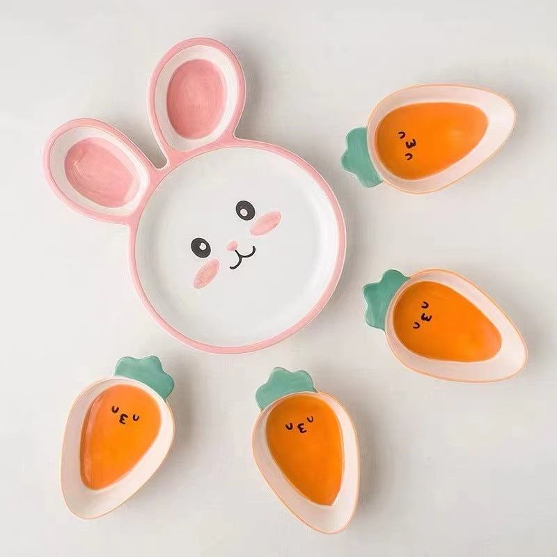 Cute Cartoon Cutlery Plates